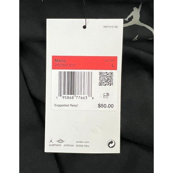 Jordan x J Balvin Short Sleeve Graphic Black Shirt DR2962-010 Mens Size L - Picture 6 of 7